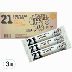 풍미상회 곡물과자 21곡 크리스피롤, 1kg, 3개