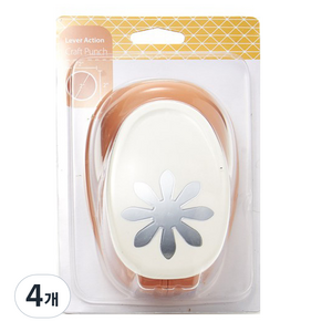 포코스 모양펀치 R-50 50mm, 029데이지, 4개