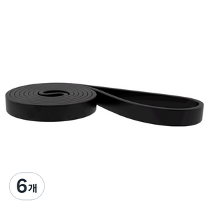 로그로 풀업 헬스밴드 레벨3, 블랙, 6개