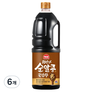 해표 순알콩 국간장, 6개, 1.8L