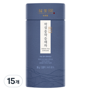 녹차원 작설 중작 증제차, 50g, 1개입, 15개