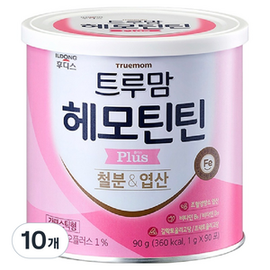 트루맘 헤모틴틴 플러스 유아 철분 앤 엽산, 90g, 10개