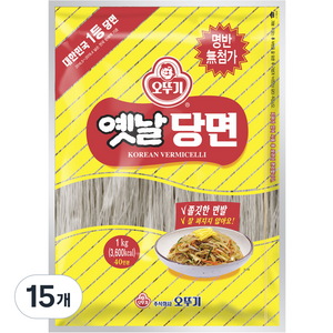 오뚜기옛날 당면, 1kg, 15개