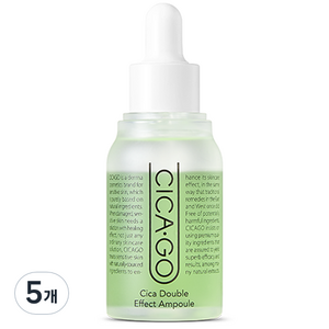 시카고 시카 더블 이펙트 앰플, 30ml, 5개