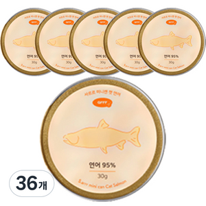 동원아르르 사르르 미니캔 캣 간식, 연어, 30g, 36개