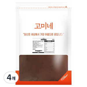 고미네 코코아분말, 300g, 1개입, 4개