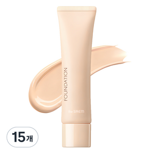 더샘 샘물 에어리 코튼 파운데이션 30ml, 01라이트베이지, 15개