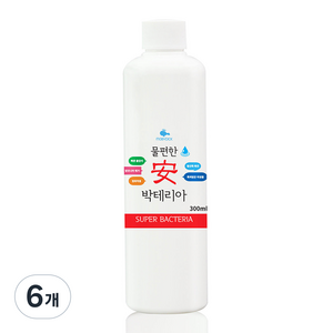 모비딕 물편한 박테리아제, 300ml, 6개