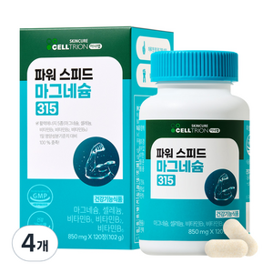 이너랩 파워 스피드 마그네슘 315, 120정, 4개