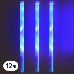비에이비오 LED 스틱 야광봉 45cm, 블루, 12개
