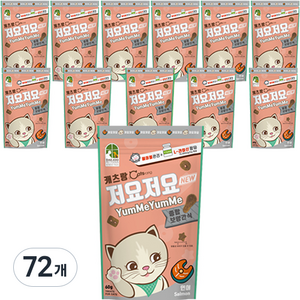캐츠랑 저요저요 고양이 보양간식, 60g, 72개