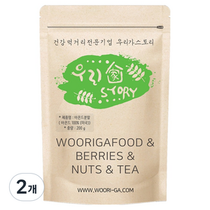 우리가스토리 아몬드분말, 200g, 2개