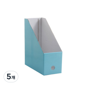 스타 심플한 서류 및 책 정리 꽂이 손잡이, 5개, 블루