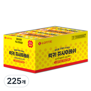 롯데웰푸드 쥬시후레쉬, 26g, 225개