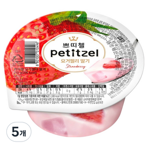 쁘띠첼 요거젤리 딸기, 210g, 5개