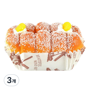 리나블루 부드러운 말랑빵 모형 블루베리 10cm, 혼합색상, 3개
