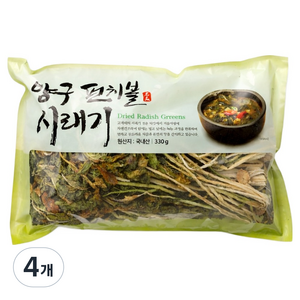 몸애조화 양구 펀치볼 시래기, 330g, 4개
