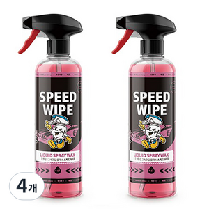 글로스브로 스피드와이프 차량용 코팅제, 500ml, 4개