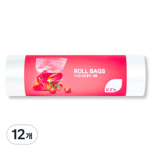 EZn이지엔 위생 롤백 30cm x 40cm, 대(L), 500개입, 12개