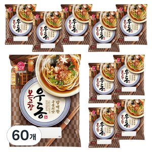 한일본고장 우동, 60개, 210g