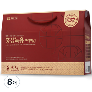종근당건강 홍삼녹용 프리미엄, 1.5L, 8개