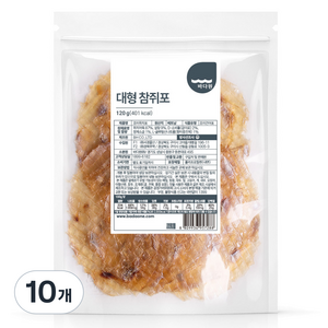 바다원 대형 참쥐포, 10개, 120g