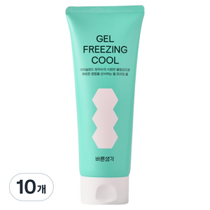 바른생각 프리징 쿨 마사지 젤, 10개, 150ml
