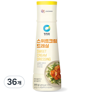 청정원 스위트크림, 300g, 36개
