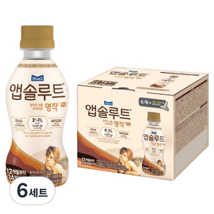 앱솔루트 엄마의 선물 프리미엄 명작 액상 12개월부터 24개월까지 240ml + 니플 세트, 36개