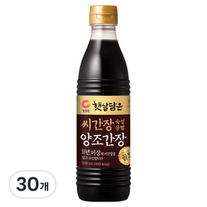 햇살담은 씨간장 숙성 양조간장 골드, 500ml, 30개