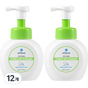 아토앤오투 베이비 버블 엉덩이 클렌저, 300ml, 12개