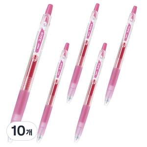 파이롯트 중성펜 쥬스 0.5mm, 로즈핑크, 10개