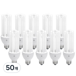 GE루미트론 삼파장 컴팩트 전구 EL 30W 램프 E26, 주광색, 50개