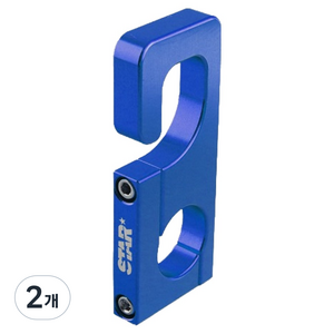 스타모터스 오토바이 스쿠터 고정식 봉지걸이 PCX 핸들바 22mm 범용, 블루, 2개