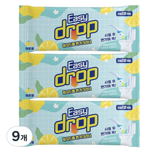 이지드롭 변기크리너 레몬향, 9개
