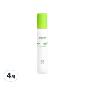 피닉스 김서림방지 안티포그액 PNA-500 스펀지형, 15ml, 4개