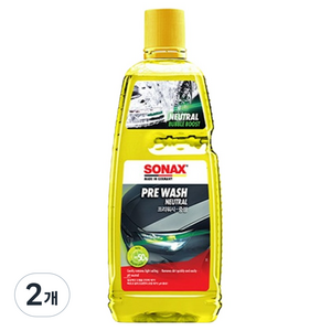 소낙스 프리워시 중성 크리너, 1L, 2개