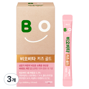 비오비타 키즈 골드 유산균 30p, 60g, 3개
