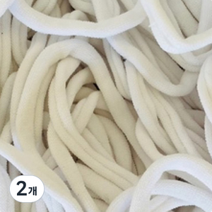 디아이와이행복공방 싹스링 양말목 대용량 500g, 2개, 흰색