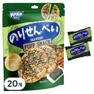 케케걸 씨위드 퍼프 스낵 56p, 256g, 20개