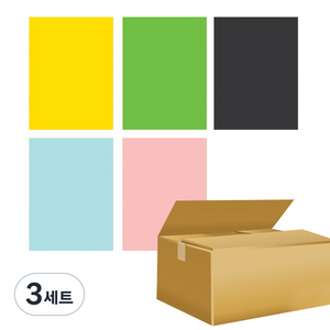 대원우드보드 칼라보드 D 5종 세트 440 x 590 mm, 5mm, 3세트