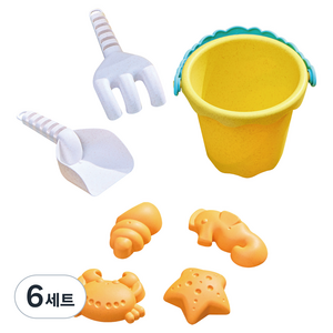 투칸 샌드토이 7종 세트, 혼합색상, 100g, 6세트