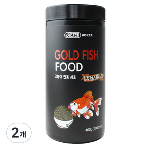 이스타 금붕어 사료 부상성, 400g, 2개