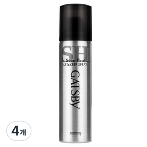 갸스비 셋&킵 스프레이 슈퍼하드 핸디, 67ml, 4개