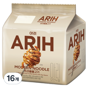 팔도 아리 모던누들 트러플불고기 130g, 16개
