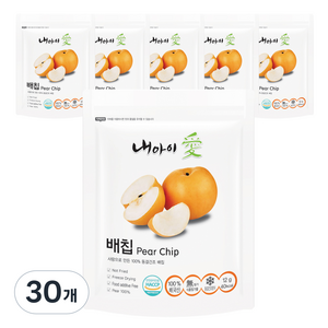 내아이애 동결건조 과일칩, 12g, 30개