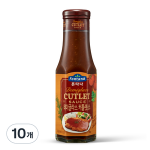 폰타나 데미글라스 커틀렛소스, 280g, 10개