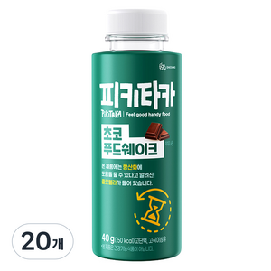 피키타카 대상 초코 푸드쉐이크, 40g, 20개