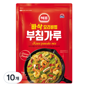 해표 부침가루, 10개, 1kg