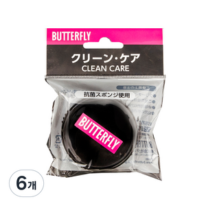 버터플라이 클린케어 스폰지, 20g, 6개